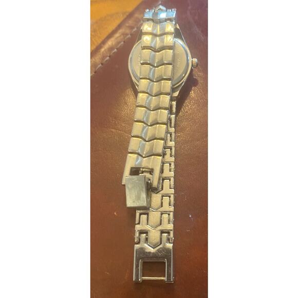 Women's silver Tone 25mm Charles Raymond Watch, Black Face - Picture 4 of 4